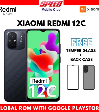 小米Redmi 12C |4GB+128GB |6GB+128GB |全球ROM |全新保修|免费钢化玻璃+后盖或折扣价